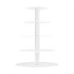 5-Star Chef Cake Stand 5 Tiers Acrylic Holder Display Round Clear Wedding Party