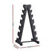 Everfit Dumbbells Rack 6 Tier Dumbbell Stand Home Gym Storage 200kg Capacity