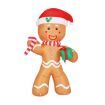 Jingle Jollys Christmas Inflatable Bear Doll 2.4M Outdoor Decorations Lights