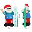 Jingle Jollys Christmas Inflatable Santa 1.6M Outdoor Xmas Decorations Lights
