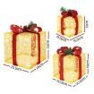 Jingle Jollys Christmas Lights 48 LED Fairy Light Gift Box 3pcs Decorations