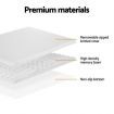 Giselle Bedding Memory Foam Mattress Topper 7-Zone Airflow Pad 8cm Single White