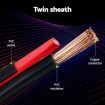 Giantz 4MM 10M Twin Core Wire Electrical Cable Extension Car 450V 2 Sheath