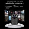 Mini Body Camera with Audio and Video Recording, 2.0 Inch LCD, Night Vision, 4K HD Multi-Function Endurance Wireless Waterproof Back Clip Camera
