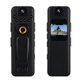 Mini Body Camera with 1080P Audio and Video Recording, Rotating Lens, Night Vision, Body Worn Cameras for Recording,Riding