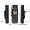 Wearable Body Camera with Audio and Video, 1080P Mini Body Cameras with Infrared Night Vision,Camera Pocket Camcorder for Riding, Meetings