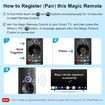 Replacement for LG Magic Remote with Pointer and Voice Function,AN-MR23GA for LG TV Magic Remote,Compatible with 2023 LG Smart TV OLED B3 C3 G3 Series UR8000 Series