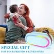 Kids Karaoke Machine, Portable Bluetooth Karaoke Speaker with 2 Willess Microphones and LED Lights for Home Parties Birthday Gifts for Girls (Blue)