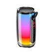 Karaoke Machine with 2 Microphones, One Click to Cancel Original Sound, 20W Speaker, 11 RGB Ambience Modes, Karaoke Machine Compatible with Multiple Devices