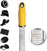 1 PCS Yellow Classic Series Citrus Zester Stainless Steel Grater