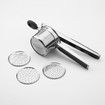 Large Potato Ricer Heavy Duty Stainless Steel Potato Masher and Ricer Kitchen Tool Press and Mash Kitchen Gadget For Perfect Mashed Potatoes