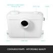 Macerator Sewage Pump Automatic Sump Macerating Flush Toilet Sink Shower Bathroom Waste Water Disposal System