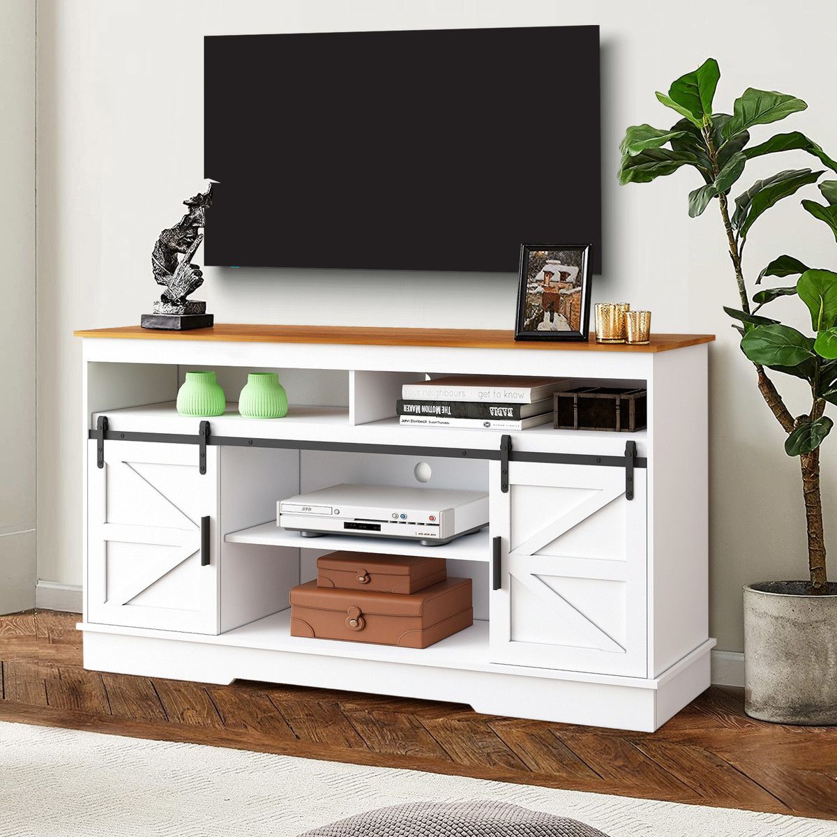TV Stand Entertainment Unit Media Console Centre Table Up to 65†Televisions Cabinet Sideboard Living Room Furniture