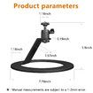 Projector Stand Aluminium Desktop Table Adjustable Tilt Angle Ballhead for Nebula XGIMI VANKYO BenQ PVO TMY AuKing LCD DLP