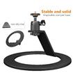 Projector Stand Aluminium Desktop Table Adjustable Tilt Angle Ballhead for Nebula XGIMI VANKYO BenQ PVO TMY AuKing LCD DLP