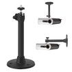 Mini Ceiling Projector Mount Bracket, Adjustable Tilt&Swivel Hanging Projector Holder Wall Mount Hanger Rack Stand for Mini Projector, Black