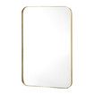 Wall Bathroom Mirror Rectangle Standing Large Vanity Gold Bedroom Hallway Mount Decorative Makeup Shower Shaving