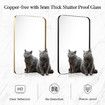 Black Wall Mirror Bathroom Standing Rectangle Large Framed Vanity Bedroom Hallway Mount Decorative Makeup Shower Shaving