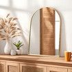 Arch Wall Vanity Mirror Bathroom Large Gold Standing Hallway Bedroom Decorative Mount Makeup Shower Shaving
