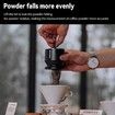 58mm Blind Shaker Espresso Coffee Powder Receiver Container Fits 58mm Portafilters,Black DR5500B