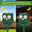 Ultrasonic Pest Repeller Outdoor,Solar Animal Repeller with Motion Sensor,Cat Deterrent,Waterproof to Repel Dogs,Raccoons,Foxes,Rabbits