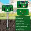Outdoor Ultrasonic Animal Repeller, Solar Animal Repeller with Motion Sensor and LED Strobe Light, Deer Repellent Devices, Waterproof, Cat Repeller