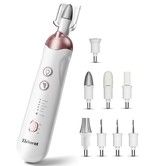 Electric Nail File Set,8 in 1 Professional Manicure and Pedicure Kit,Cordless Pedicure Tools,5 Speeds Electric Nail Drill Machine,Toe Nail Grinder Kit