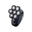 Electric Head Shavers for Men, Bald Head Shavers for Men, Head Shavers for Bald Men, Head Razor for Bald Men, Head Shaver with Nose Hair Sideburns Trimmer, LED, Travle Lock (Black)