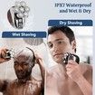 Head Shavers for Bald Men, 6 in 1 Detachable 7D Head Shaver, Electric Razor with Hair Sideburns Trimmer, Waterproof Wet and Dry, Cordless Mens Grooming Kit, Rechargeable Electric Shavers