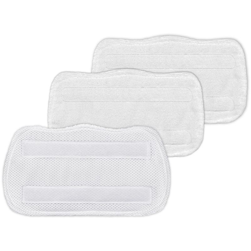 Replacement Steam Mop Pads for Shark SK410 SK460 Compatible Mop Cleaner 3 Pack Durable Machine Washable