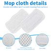 Replacement Steam Mop Pads for Shark SK410 SK460 Compatible Mop Cleaner 3 Pack Durable Machine Washable