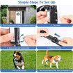 Wireless Dog Fence System, 2 Dog Electric Fence and Remote Trainer, Portable Outdoor Wireless Dog Perimeter Fence for Yard, Adjustable Dog Collar