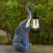 Elephant Statue for Garden Decor with Gift Appeal, Ideal Gifts for Women, Mom or Birthdays, Beautifully Crafted Outdoor and Home Decor to Wow Your Guests (33 cm Elephant)