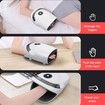 Hand Massager with Compression & Heating, Cordless Electric Massagers, Birthday Gifts for Dad Men (White)