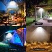 Solar Shed Light,244 LEDs Solar Pendant Light,6 Modes Indoor Outdoor Lights with Motion Sensor for Yard,Garden,Garage,Camping
