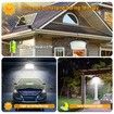 Solar Shed Light,244 LEDs Solar Pendant Light,6 Modes Indoor Outdoor Lights with Motion Sensor for Yard,Garden,Garage,Camping