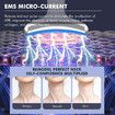 Red-Ligh for-Face and Neck, Facial and Neck Massager with 4 Color LED, Vibration and Thermal Functions for Skin Care