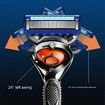 5 Blade Razor for Men with Lubrication and Precision Beard Trimmer, Handle and 8 Cartridges (Cartridges fit Razor Handles only)