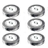 6Pcs HQ56 Replacement Shaver Heads for Philips Norelco HQ3 HQ4 HQ55 HQ56 HQ6, 3Pcs Replacement Shaver Head