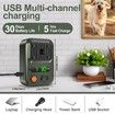 Anti Barking Devices,Auto Dog Bark Deterrent Devices with 3 Levels,Rechargeable Dog Silencer Sonic Barking Deterrent,Barking Box Barking Control Devices