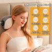 Ergonomic EMS Neck Massager Support Improved Posture Type C power Pillow Heating and Vibration Massage