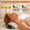 Ergonomic EMS Neck Massager Support Improved Posture Type C power Pillow Heating and Vibration Massage