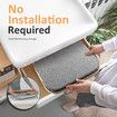 Collapsible Laundry Basket Large Washing Clothes Carrier Hamper Bathroom Organizer Foldable Toys Storage Bin with Handles 45L