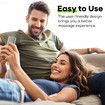 TENS EMS Muscle Stimulator Electric Massager Machine Portable Back Neck Nerve Knee Massage Device Rechargeable Unit 16 Modes
