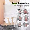 TENS EMS Muscle Stimulator Electric Massager Machine Portable Back Neck Nerve Knee Massage Device Rechargeable Unit 16 Modes