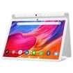 Android Tablet 10.1Inch Octa Core 64GB Storage Dual Camera 13MP 5MP WiFi Bluetooth GPS 512GB Expandable IPS Full HD Display Silver Touchscreen