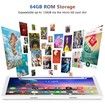 Android Tablet 10.1Inch Octa Core 64GB Storage Dual Camera 13MP 5MP WiFi Bluetooth GPS 512GB Expandable IPS Full HD Display Silver Touchscreen
