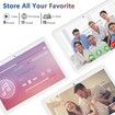 Android Tablet 10.1Inch Octa Core 64GB Storage Dual Camera 13MP 5MP WiFi Bluetooth GPS 512GB Expandable IPS Full HD Display Silver Touchscreen