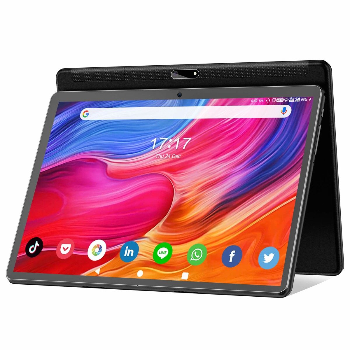 Android Tablet 10.1 Inch Octa-Core Processor 64GB Storage Dual Camera WiFi Bluetooth Expandable 512GB Full HD