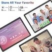 Android Tablet 10.1 Inch Octa-Core Processor 64GB Storage Dual Camera WiFi Bluetooth Expandable 512GB Full HD